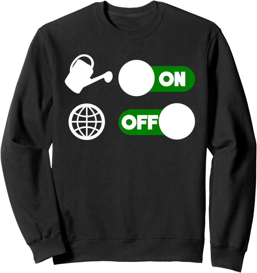 Galabau Spruch - Garten an Welt aus Sweatshirt
