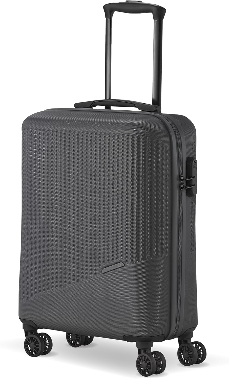travelite 4-Rad Handgepäck Koffer klein 37 Liter, Gepäck Serie BALI: ABS Hartschalen Trolley erfüllt