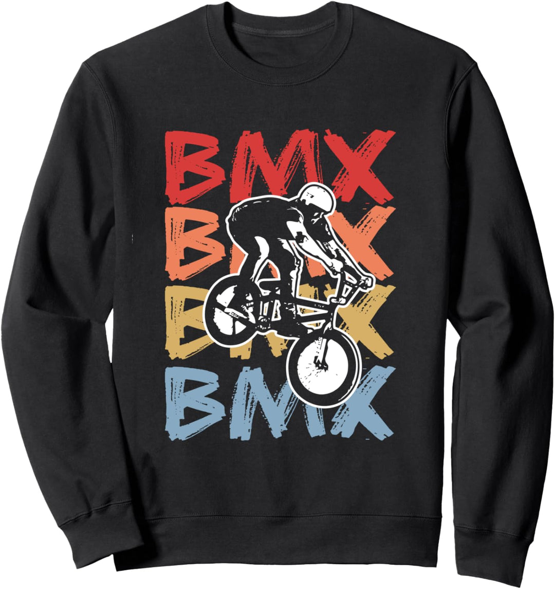 Vintage BMX Biker Geschenk Freestyle Stunt BMX Sweatshirt