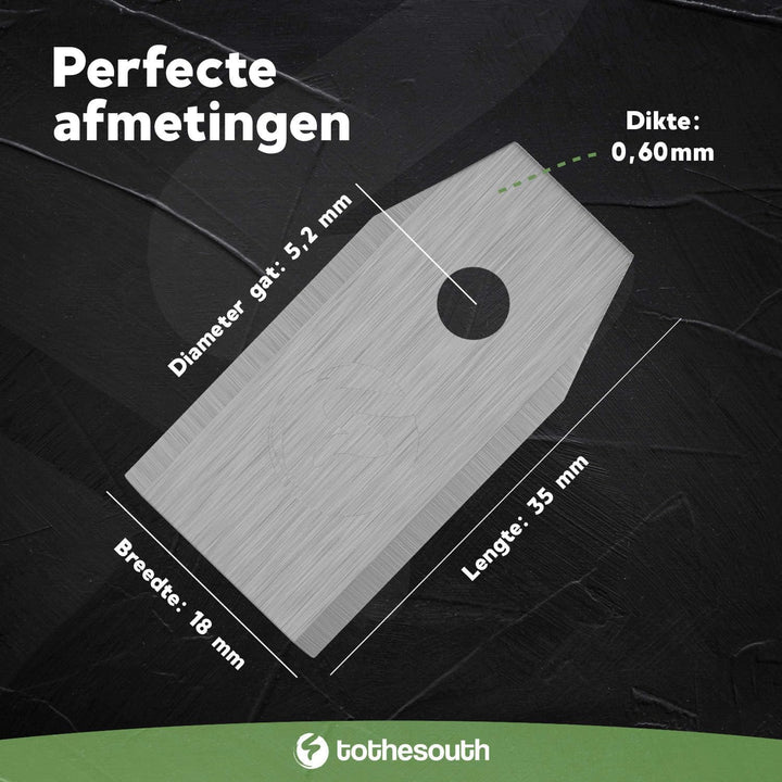 90x To the South® Mähroboter Klingen Stahl passend für Gardena Smart Sileno Life 750-90 Stück, 90 St