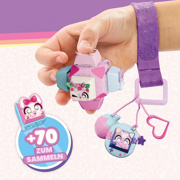 Bizak Clickeez Deluxe Keychain, lustiger Clickeez-Schlüsselanhänger, Anti-Stress-Tastatur und einras