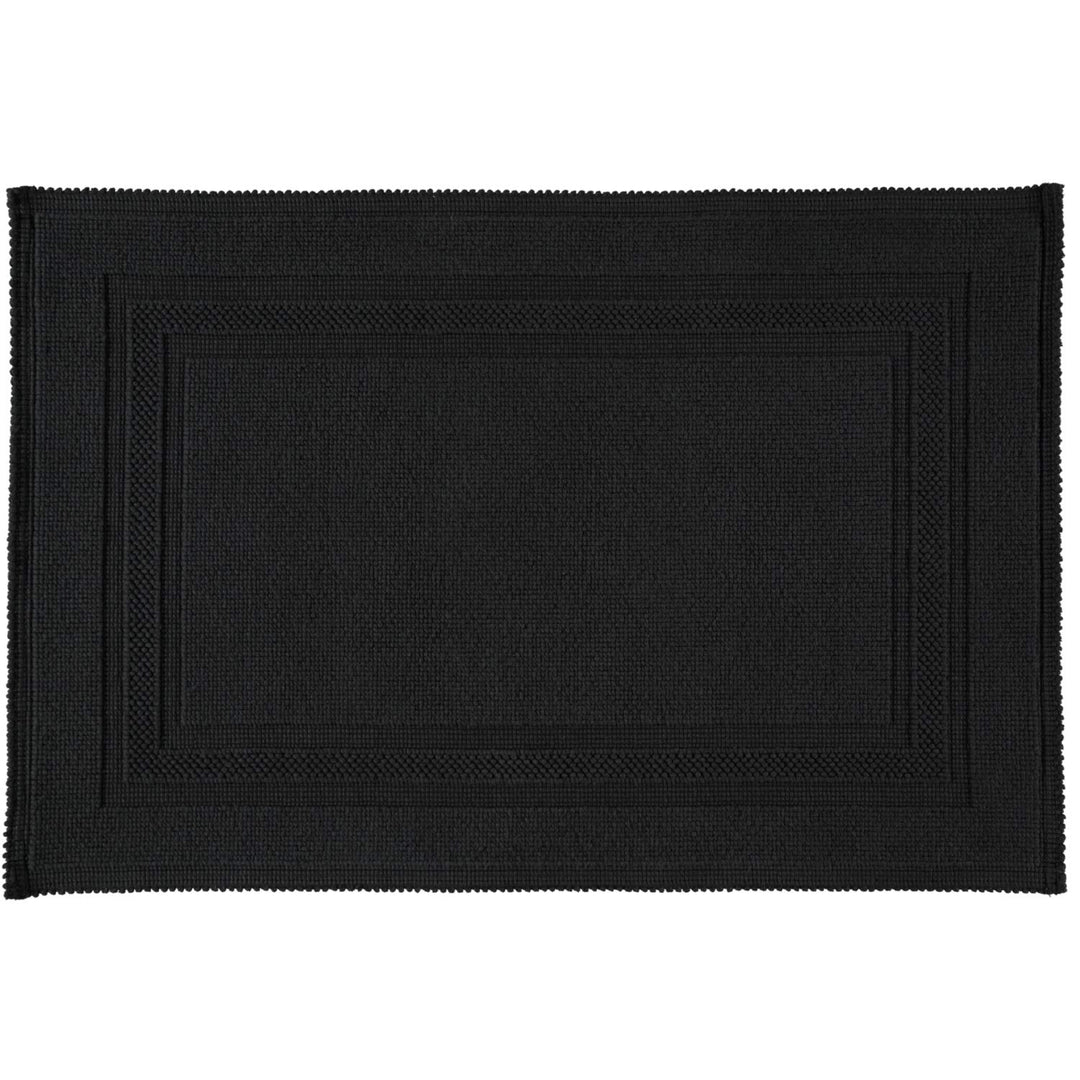 RHOMTUFT Badematte Gala Schwarz 15 Grösse 60x90 cm Schwarz - 15 60x90 cm, Schwarz - 15 60x90 cm