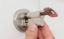 ABUS Türzylinder D6N - Schliesszylinder für Wohnungstüren, vernickelt, 30x45 mm - 33459 30x45 mm Ver