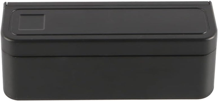 Namvo 2 Stück Auto-Münzbox, Auto-Kleingeld-Aufbewahrungsbox, tragbarer Kunststoff-Münzaufbewahrungsb