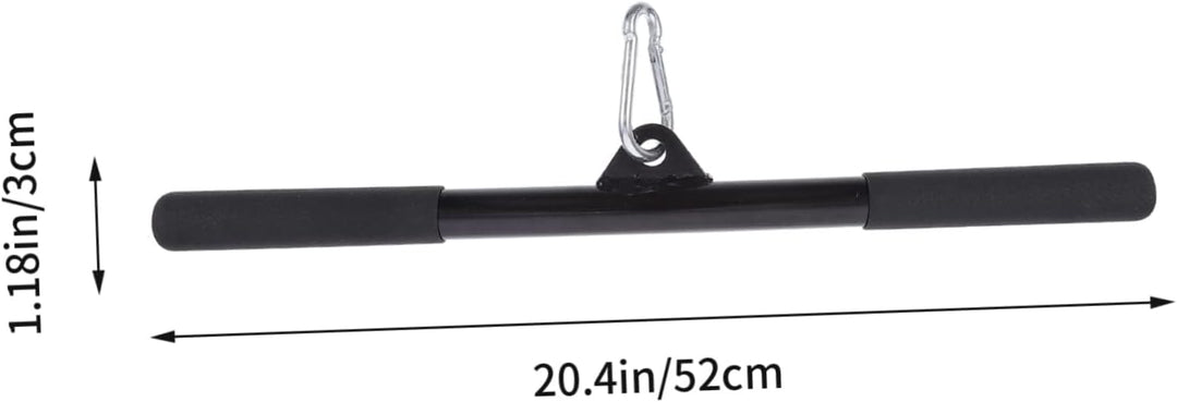 BESPORTBLE Spurstange Rudergriff Brust Bizeps Trizeps Gerade Stange Pulldown Stange Schulteraufbau T
