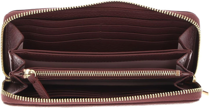 Coccinelle Metallic Soft Zip Around Wallet Carruba