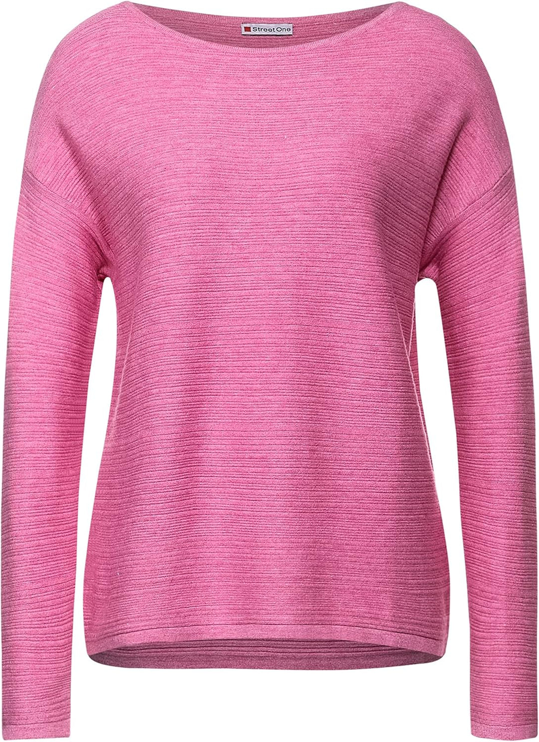 Street One Damen A302025 Strickpullover (1er Pack) 38 Pink Crush Melange, 38 Pink Crush Melange