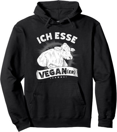 Ich Esse Veganer - Anti Vegan Grillen Fleischesser Spruch Pullover Hoodie