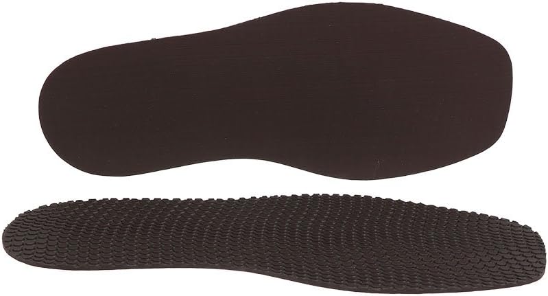 Langlauf Schuhbedarf Schuhsohle "Croco" + 120g Kövulfix Schuhkleber (Dunkelbraun), Dunkelbraun