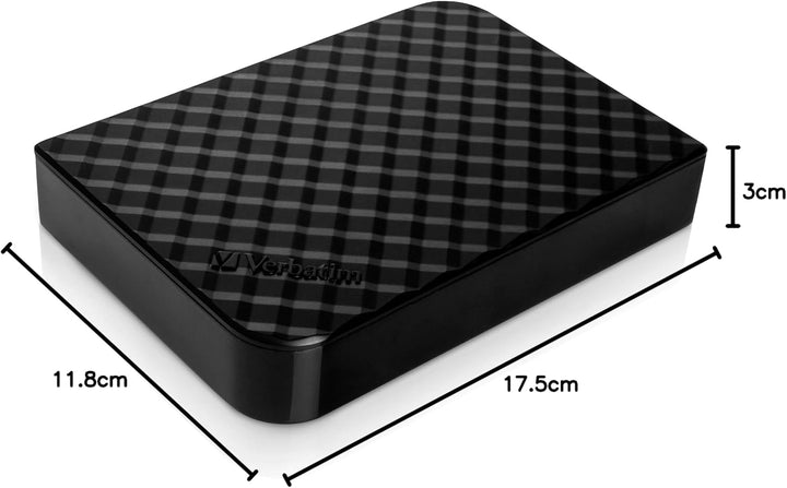 Verbatim Store 'n' Save I 2 TB I Schwarz I Externe Festplatte I USB 3.0 I Festplatte extern I für Wi