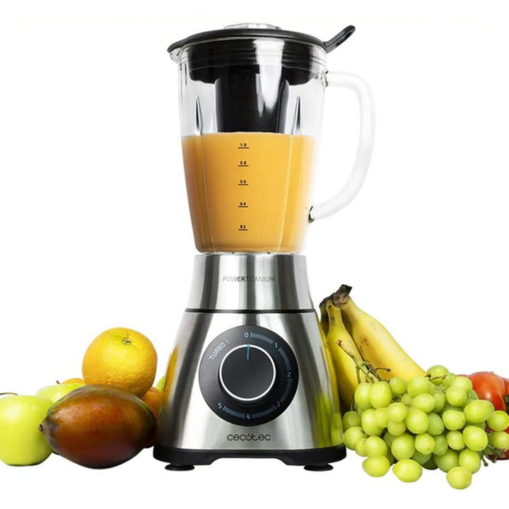 Cecotec 4140 Standmixer Power Black Titanium 1300 PerfectMix