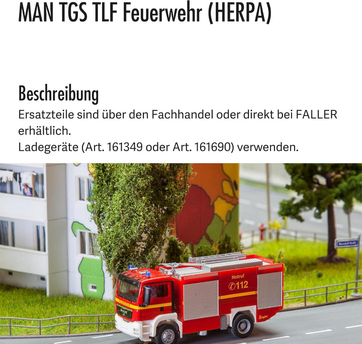 Faller FA 161599 Man Man TGS TLF Feuerwehr (HERPA)