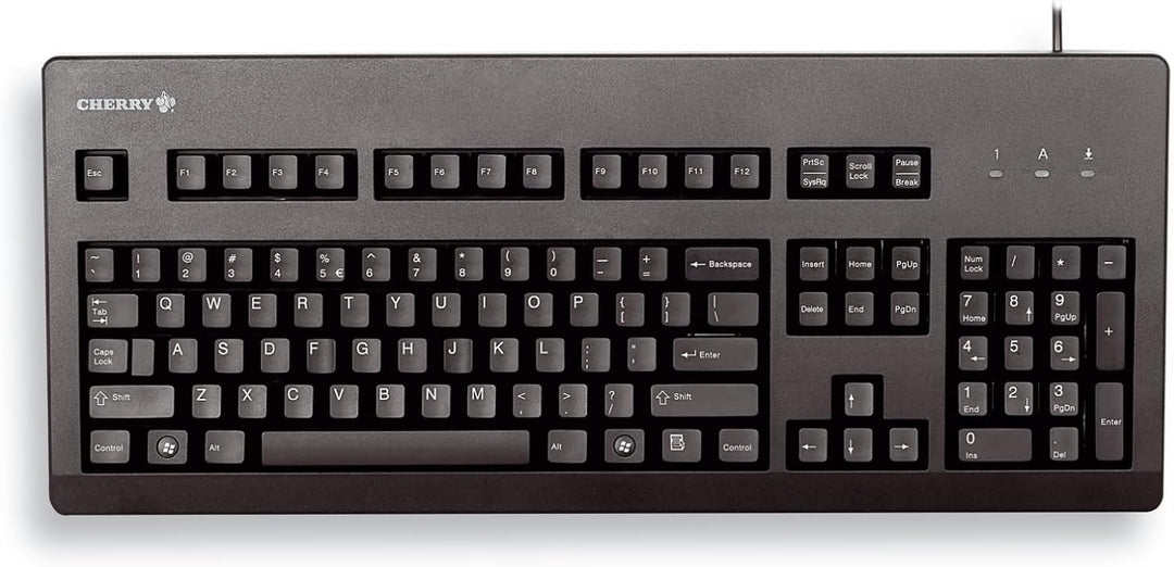 CHERRY G80-3000, Internationales Layout, QWERTY Tastatur, kabelgebundene Tastatur, mechanische Tasta