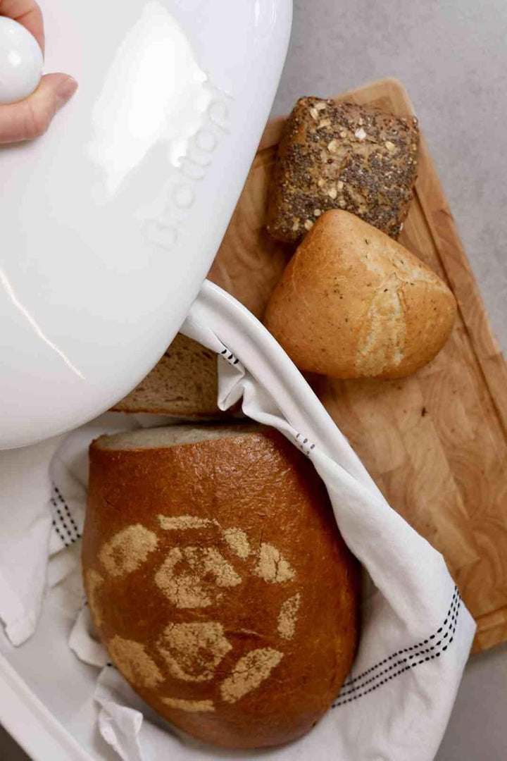 Brottopf Keramik oval Steingut Carl Tode Brotkasten 36,5x25x20 Steintopf