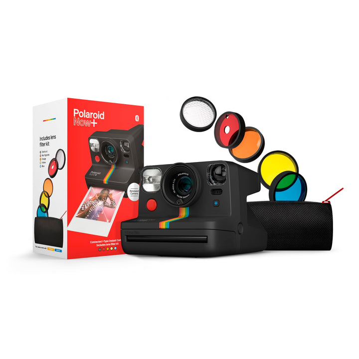 Polaroid Now+ I-Type Sofortbildkamera, überholt, Schwarz (9124) Now+ erneuert, Now+ erneuert
