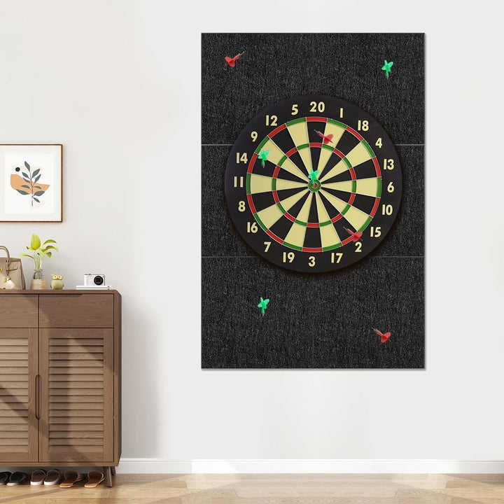 Dartboard Wandschutz, Filz-Dartboard-Wandschutz Selbstklebend Dartscheiben Umrandung, Dart Wandschut