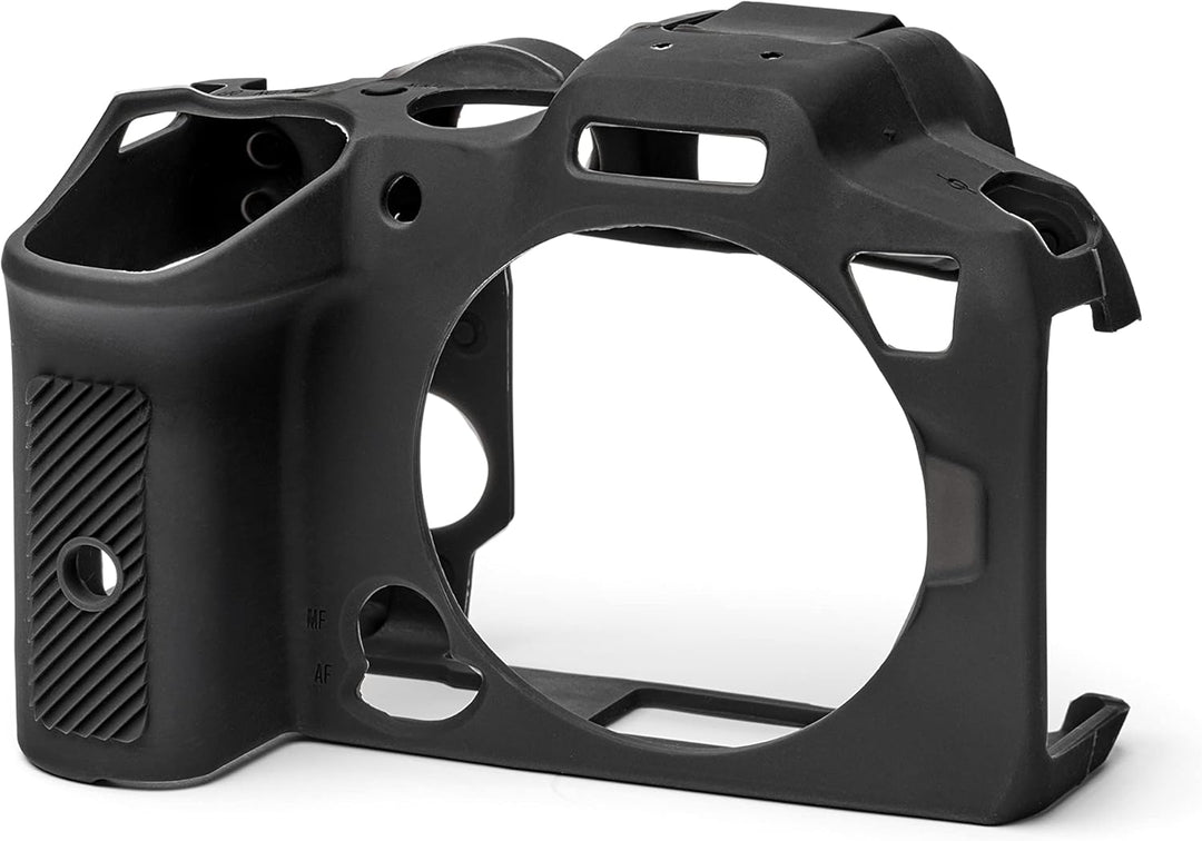 easyCover - Silikon Kameratasche - Schutz für Ihre Kamera - Canon R7 - Schwarz Black, Black