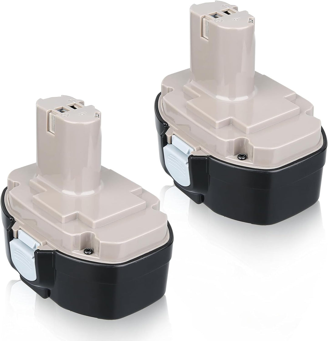 VANTTECH 2 Stück 1822 Akku für Makita 18V 3.0Ah NI-MH Ersatz für Makita PA18 1822 1823 1834 1835 192