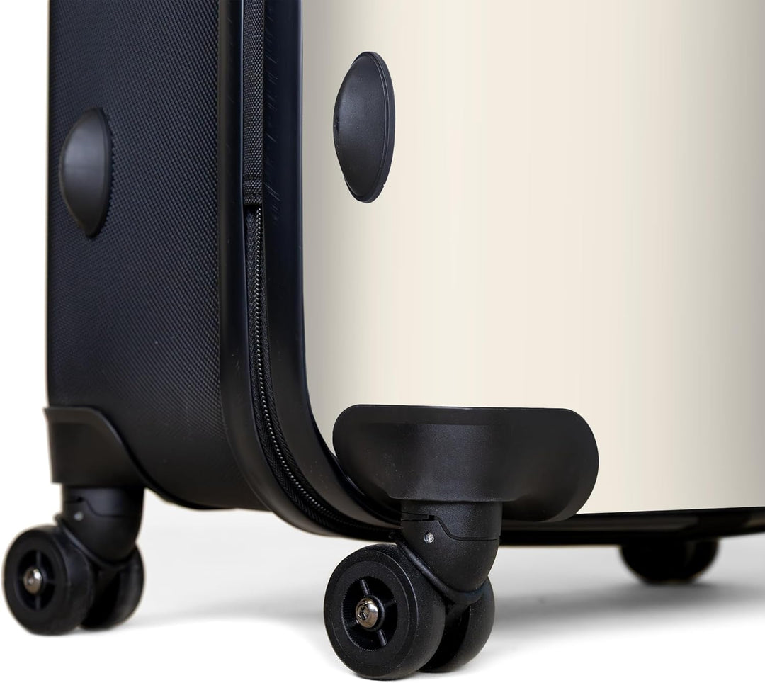 NoBoringSuitcases.com® Koffer XL Gross 77x51.5x28 cm Reisekoffer mit 4 Rollen Leicht Trolley Hartsch