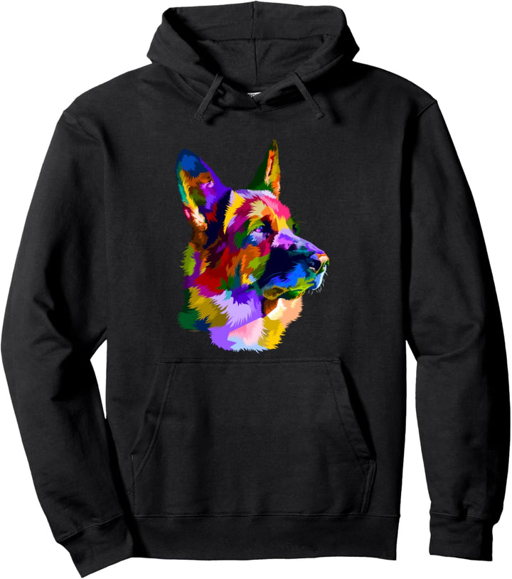 Weisser Schweizer Schäferhund, weisse Schweizer Schäferhunde Pullover Hoodie