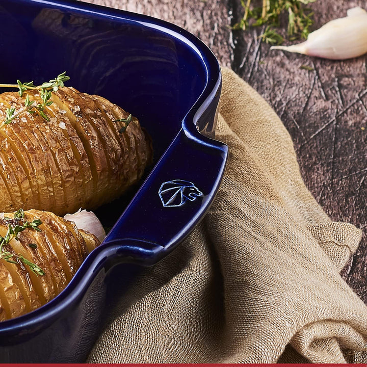 Peugeot 60077 Appolia Auflaufform, Keramik, 4999 milliliters, Blau, 32cm Blau 32cm, Blau 32cm