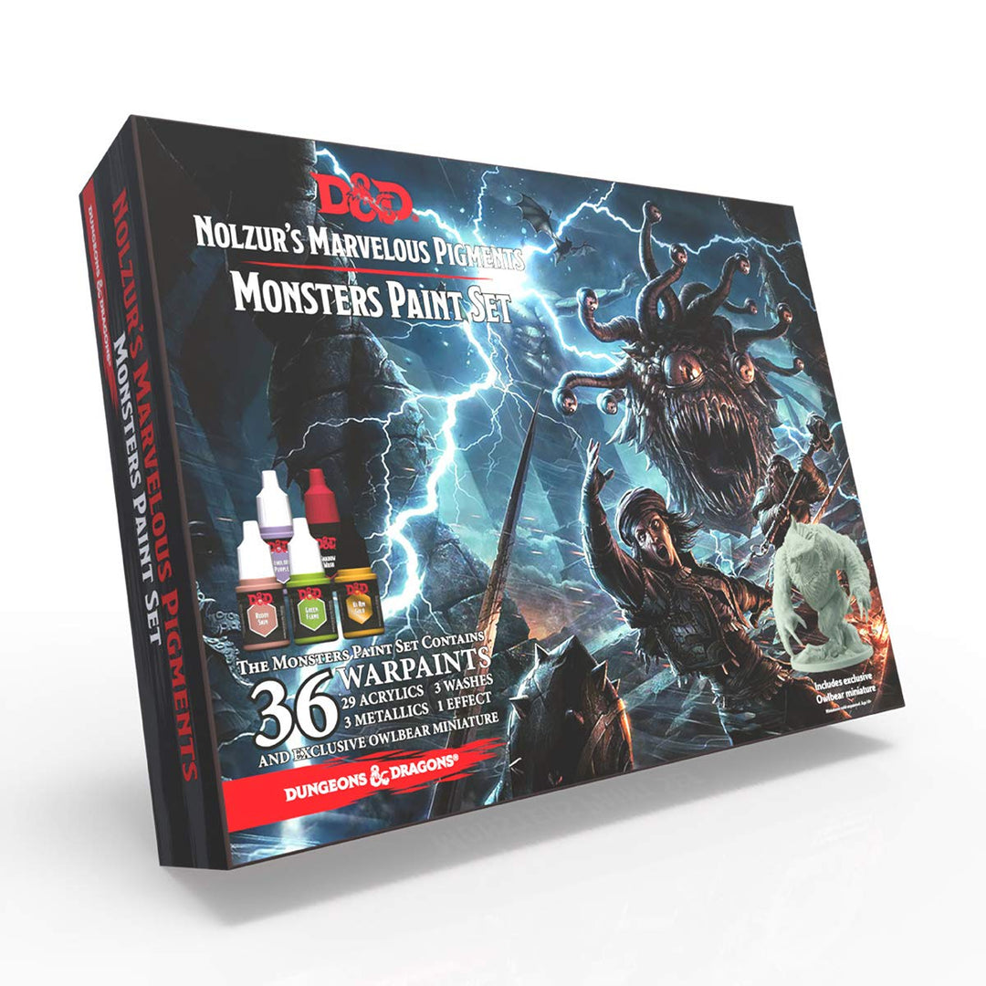 The Army Painter Dungeons and Dragons Nolzur’s Marvelous Pigment Monster Farbset, 36 Acrylfarben, 1