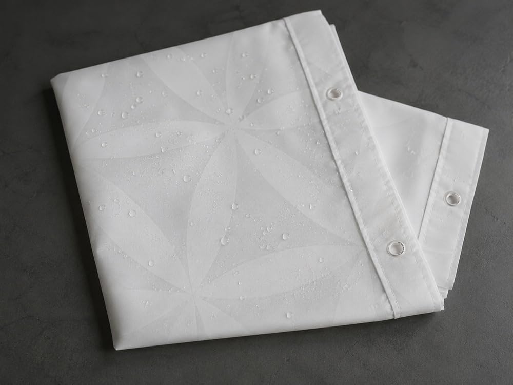 Spirella Anti-Schimmel Duschvorhang Rania Anti-Bakteriell, waschbar, wasserdicht Polyester 180x200cm