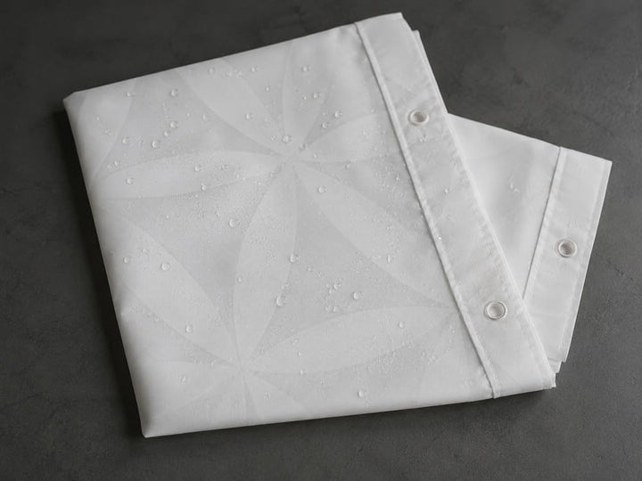 Spirella Anti-Schimmel Duschvorhang Rania Anti-Bakteriell, waschbar, wasserdicht Polyester 180x200cm