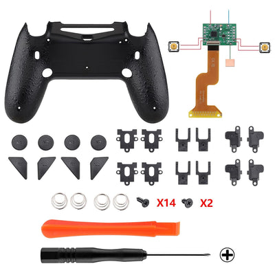 eXtremeRate DAWN2.0 FlashShot Trigger Stop Remap Kit für ps4 CUH-ZCT2 Controller,DIY-Ersatz Hülle Ge