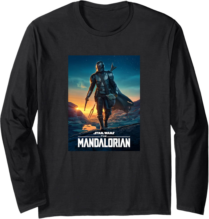 Star Wars The Mandalorian Season 2 Poster Langarmshirt