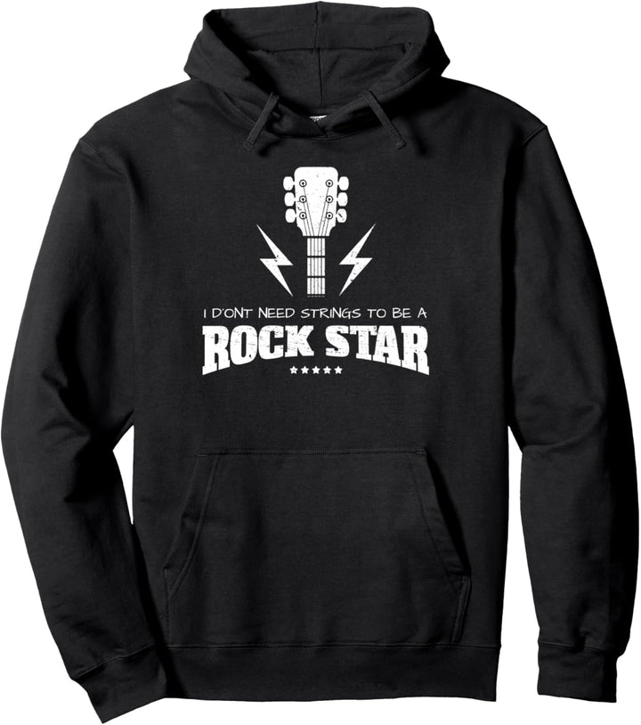 E-Gitarre Gitarristen Heavy Metal Rock Musik Band Pullover Hoodie