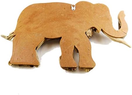 Elefant aus Treibholz, 60 cm, Wanddekoration.