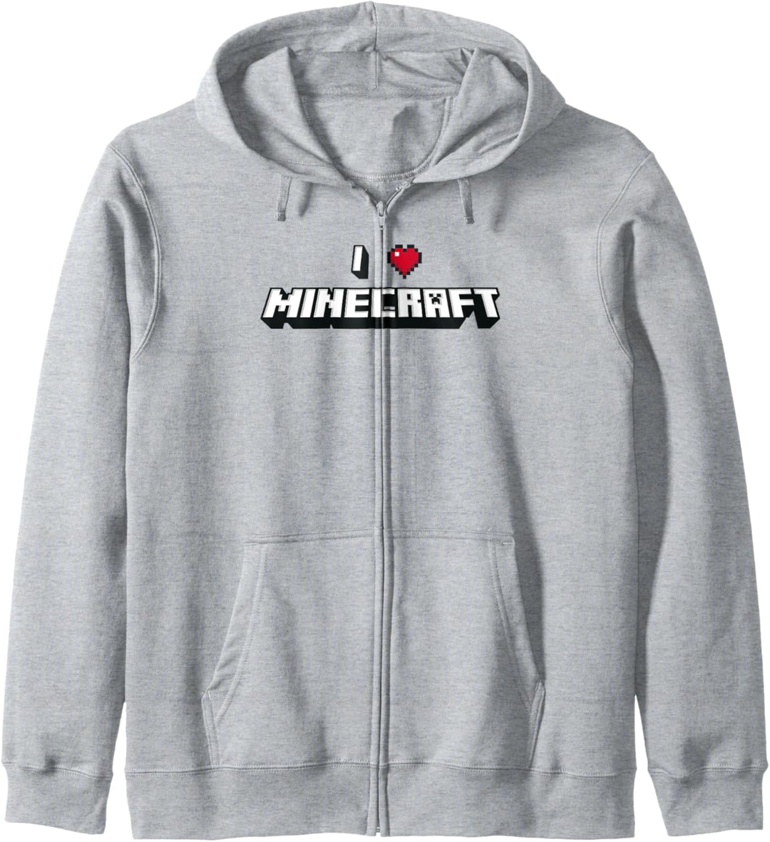 Minecraft I Heart Minecraft Logo Kapuzenjacke