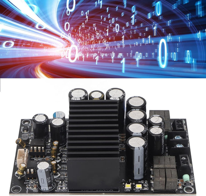 Digitale Audio-Leistungsverstärkerplatine, 315 W + 185 W TPA3255 Verstärkermodul 2.0-Kanal-HiFi-Digi