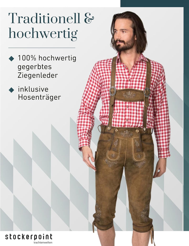Stockerpoint Herren Hose 44 Havanna Gespeckt, 44 Havanna Gespeckt