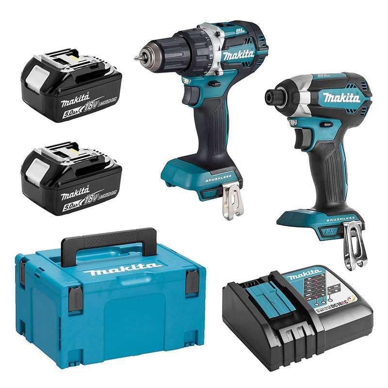 Makita Bohrschrauber Combokit 18V DLX2189TJ