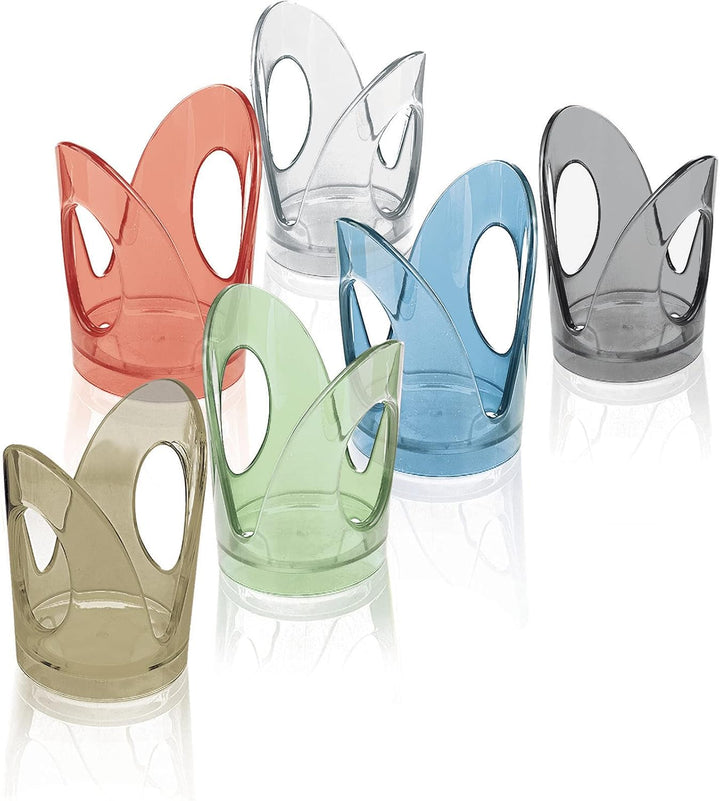 Guzzini - Feeling, Set 6 Glasuntersetzer - 13 x 7 x h17 cm - 23020152 Modern, Modern