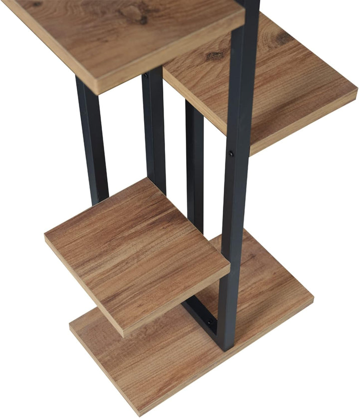 [en.casa] Blumenständer Somero 7 Ebenen Blumenregal 150 x 34 x 21 cm Pflanzenständer Indoor Pflanzen