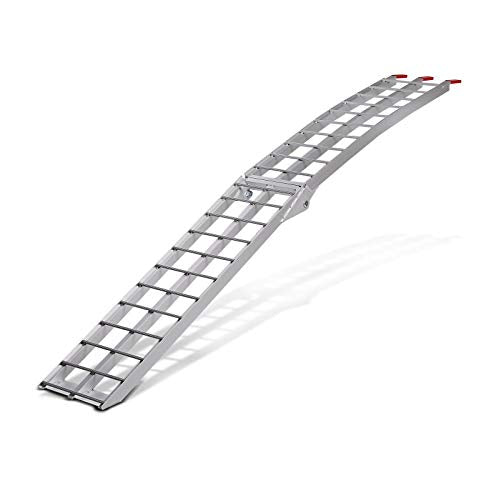 1x ConStands Alu II - Auffahrrampe Motorrad Alu Klappbar Auffahrschiene Verladerampe bis 340 kg