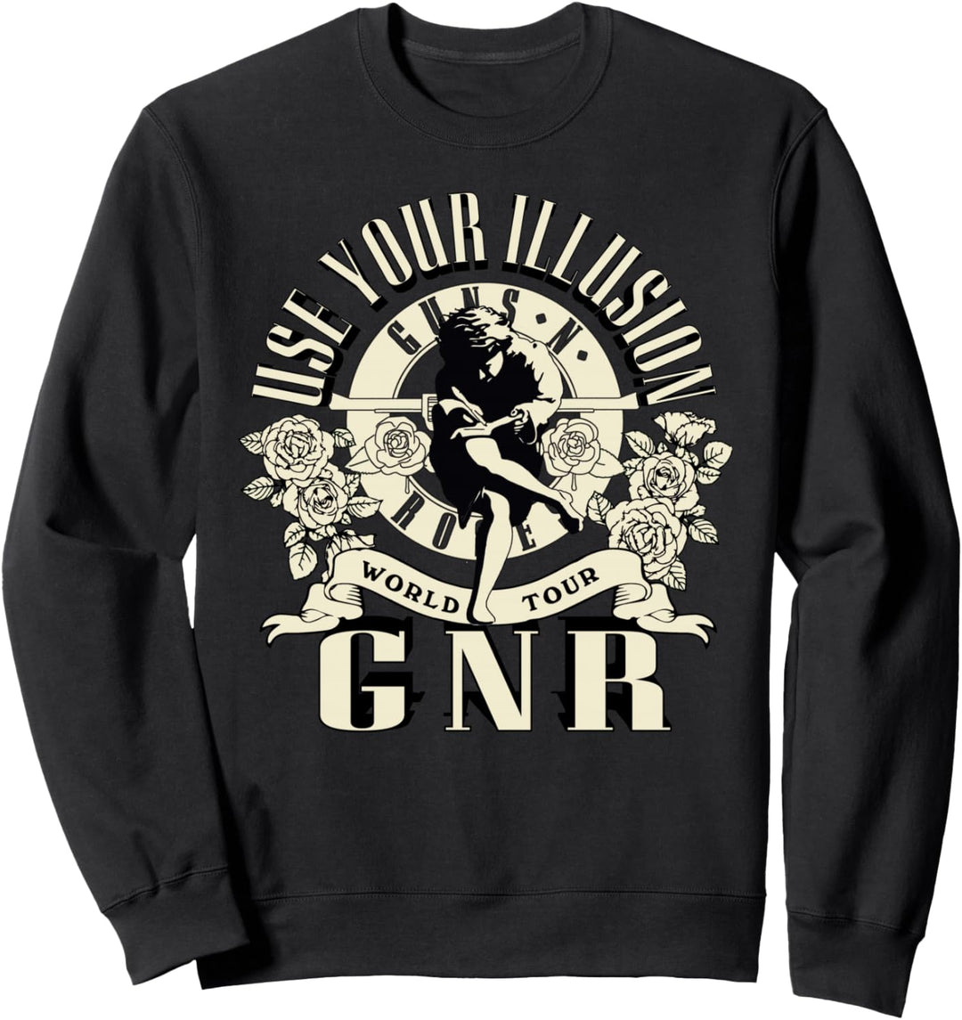 Offizielle Guns N' Roses Illusion World Tour Sweatshirt