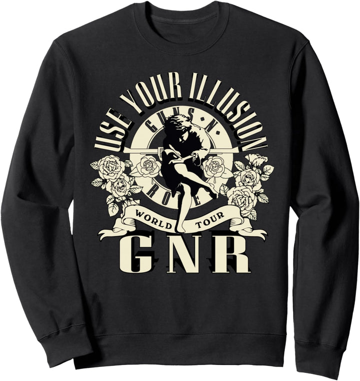 Offizielle Guns N' Roses Illusion World Tour Sweatshirt