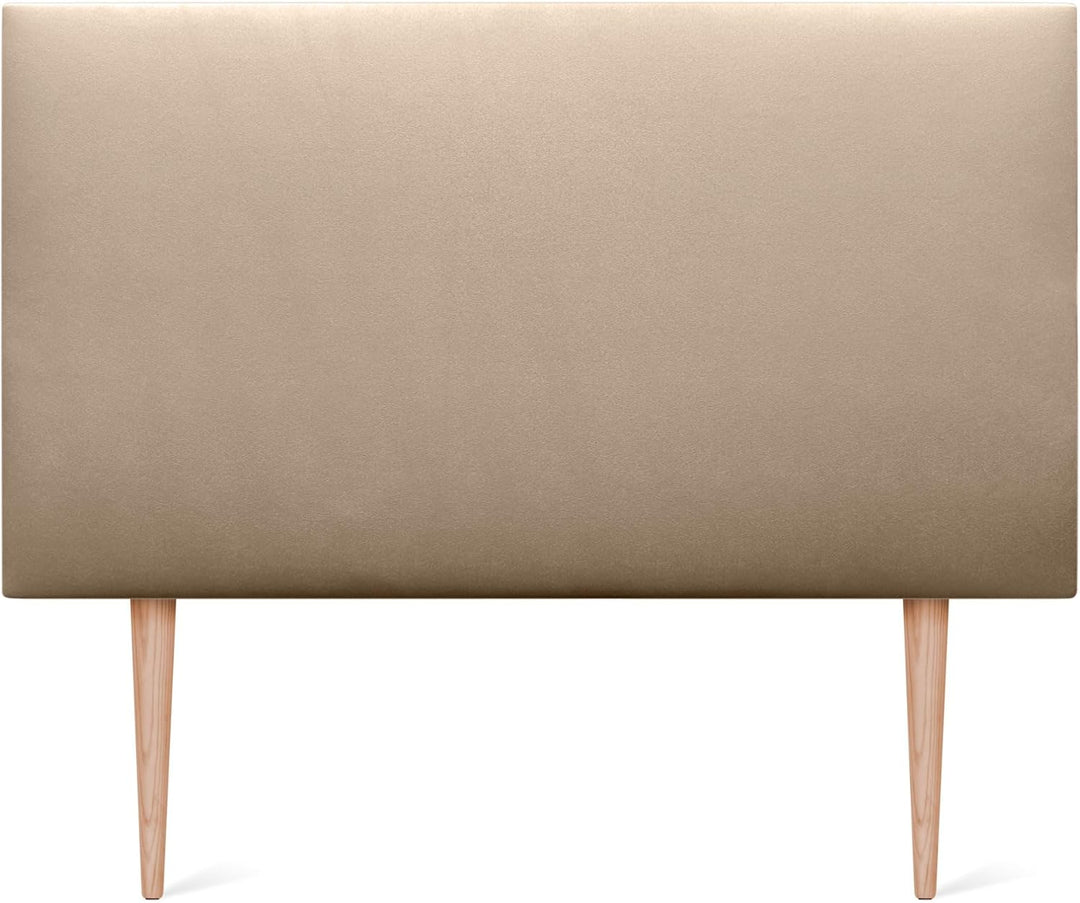 DHOME Kopfteil aus Kunstlederoder Stoff AQUALINE Glatt mit Beinen Kopfteil gepolstert Luxusbett Kopf