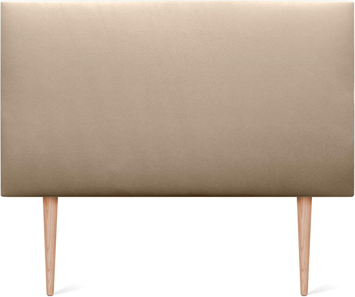 DHOME Kopfteil aus Kunstlederoder Stoff AQUALINE Glatt mit Beinen Kopfteil gepolstert Luxusbett Kopf