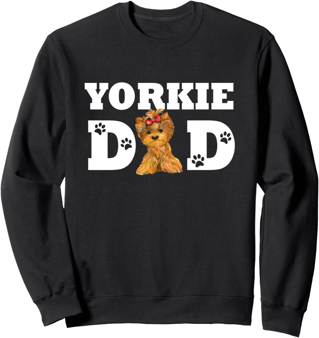 Yorkie Dad Yorkshire Terrier Papa Hundepapa Hund Sweatshirt