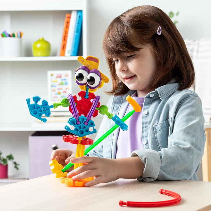 Basic Fun 85052 Kid K'NEX Farmin' Friends 20 Model Building Set 61pc