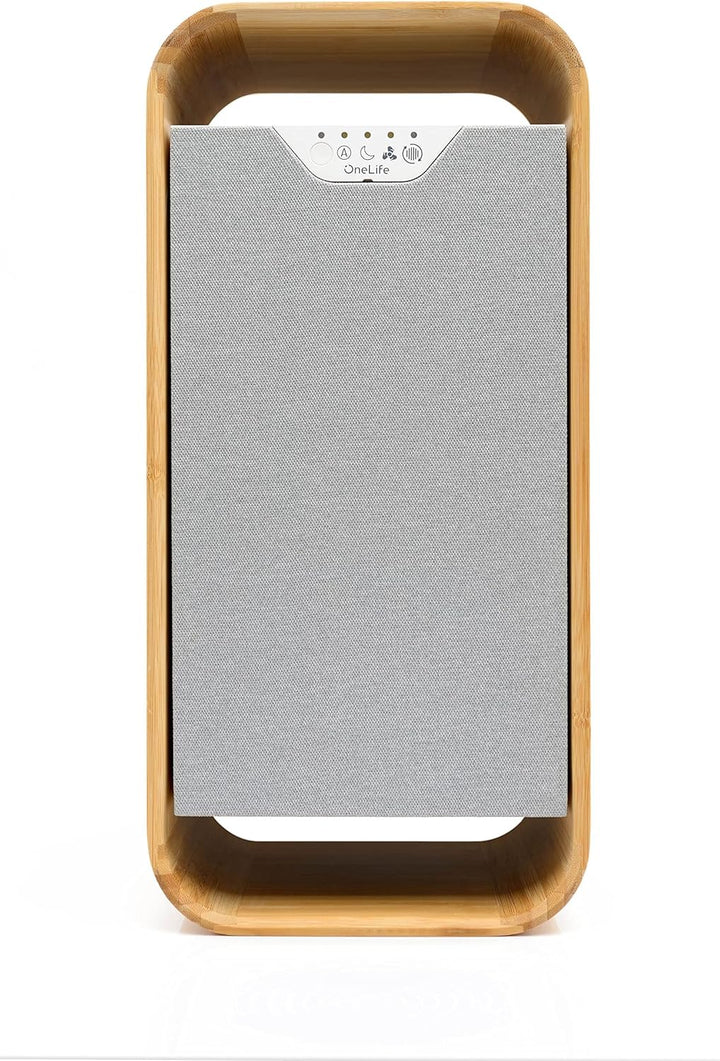 OneLife X Design-Luftreiniger | waschbarer Filter | keine Filterkosten | entfernt 99,99% Pollen, Sta