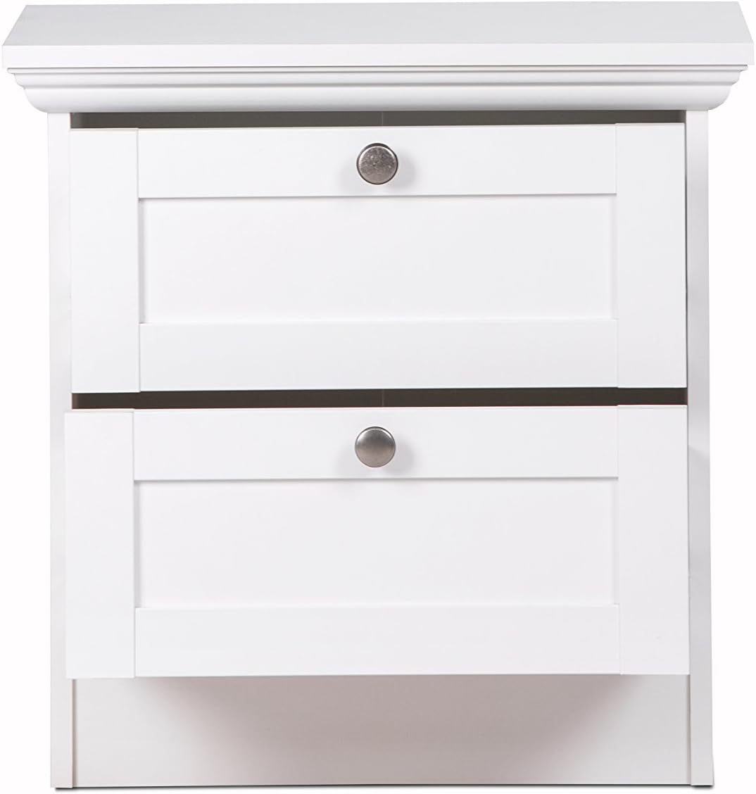 Intertrade Aura 65 Bett, MDF, Wei&szlig, 50x50x35 cm