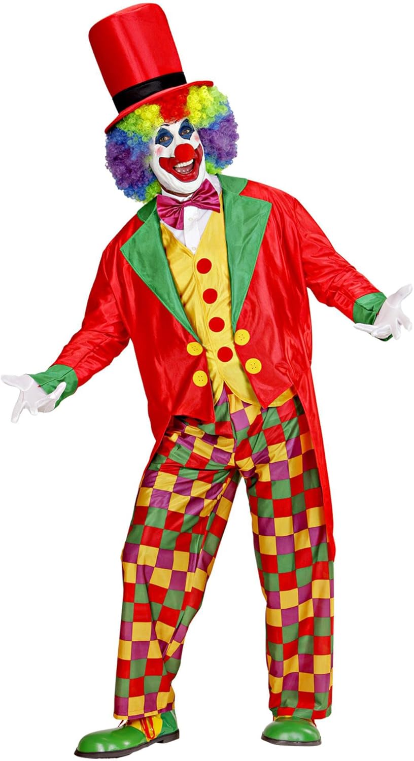 WIDMANN 35091 COSTUME CLOWN COMPLETO S GIALLO/ROSSO 