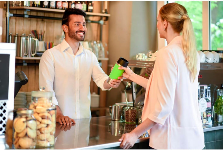 EMSA 513351 TRAVEL MUG Isolierbecher 0,36 L Edelstahl Vorgängermodell Edelstahl Edelstahl, Vorgänger