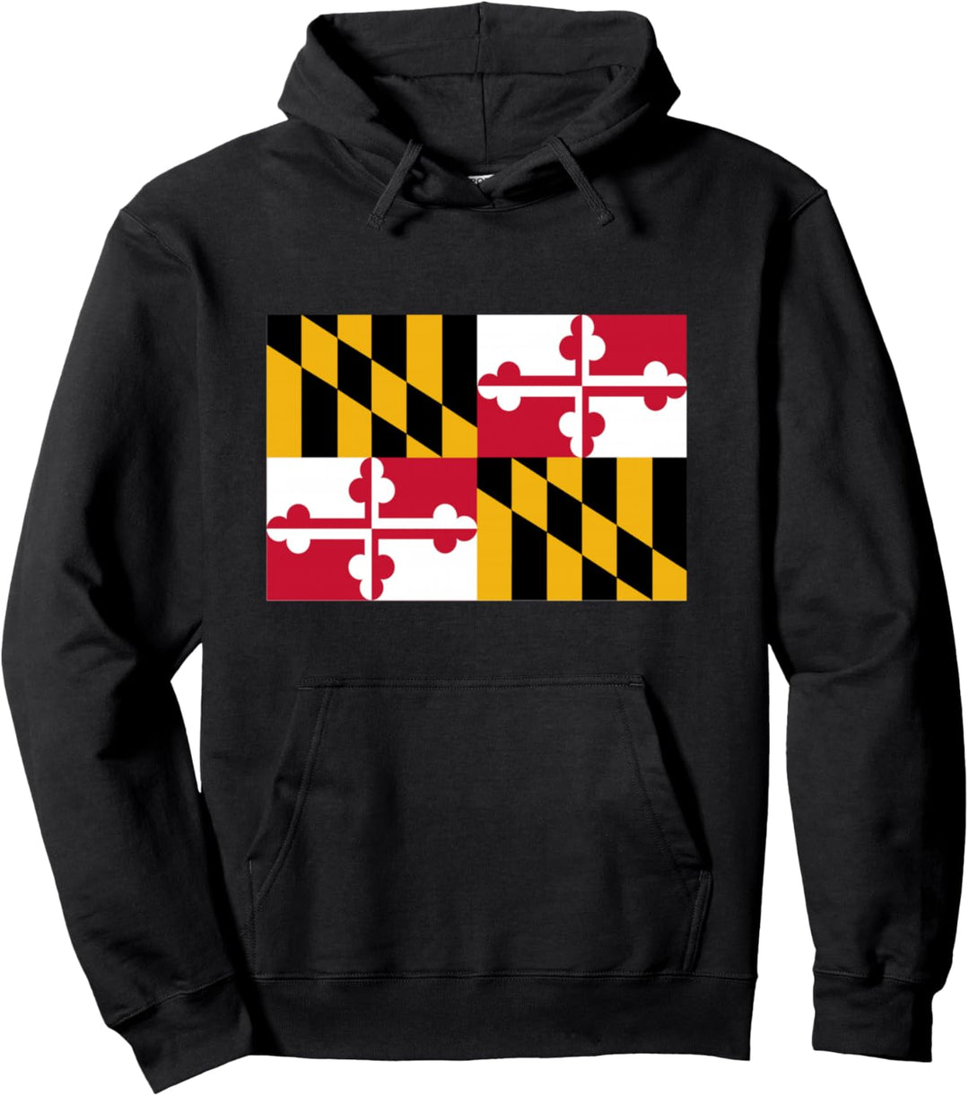 Maryland Flagge State Pride Geschenke Pullover Hoodie